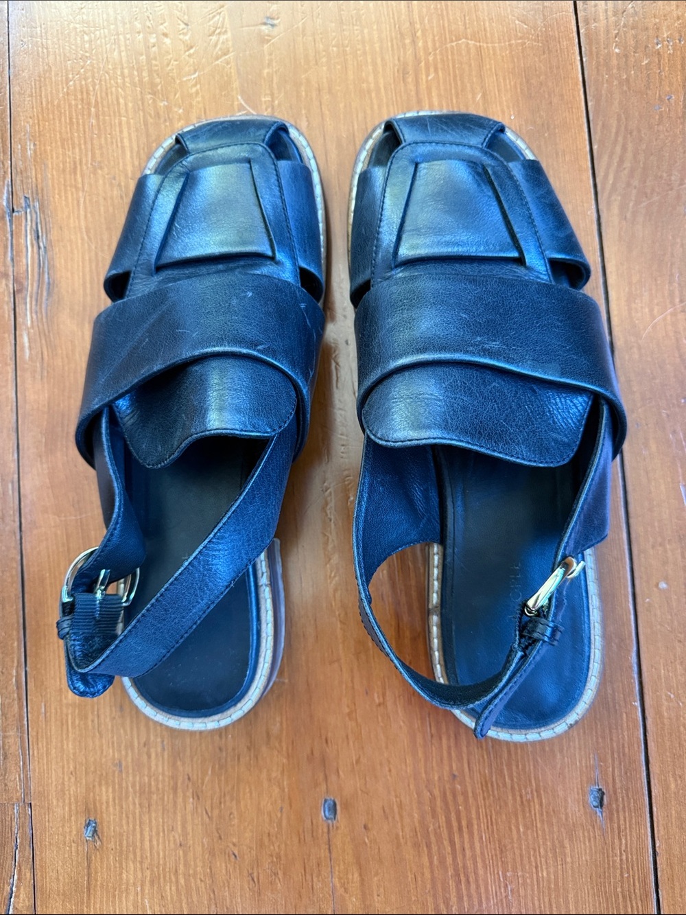 FREE PEOPLE black sandals size 8